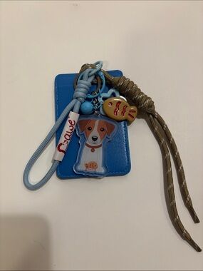🐕 Handmade Jack Russell Cardholder and Keychain